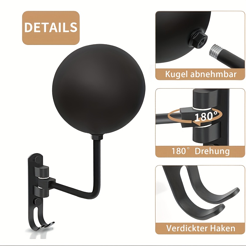 180° Rotary Motorcycle Helmet  - Cycling Gear Wall Mount avaliação e preço